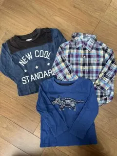 ベビー　長袖トップス　3点セット80〜90cm