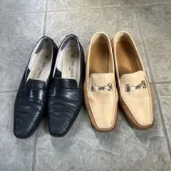 2足セット　革靴ローファー
