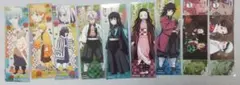 11点まとめ 鬼滅の刃 ロングステッカー9枚 おまけでカード2枚