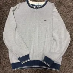 Crocodile グレー ニットセーター Mのサムネイル