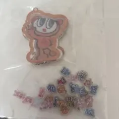 エンジェルブルーシャカシャカアクリルキーホルダー