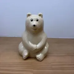 しろくま　ポーラーベア貯金箱 鍵なし