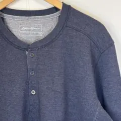 Eddie Bauer エディーバウアー カットソー サーマル ヘンリーネック