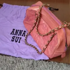 ANNA SUI☆ピンクショルダーバック☆