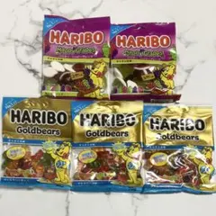 HARIBO 하리보 구미 해피 포도 상쾌한 과일 5봉 세트