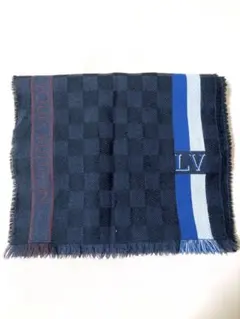 【期間限定】VUITTON ルイヴィトン　マフラー　エシャルプ　ストール　ネイビ