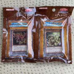 遊戯王　KONAMI アクリルブロック トレカ 2個　新品　未開封　カード