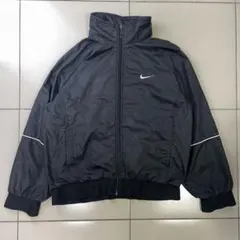 90s Nike 黒タグ ナイロンジャケット 短丈 Y2K ブラック - メルカリ