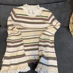 OLIVE des OLIVE ストライプニット新品