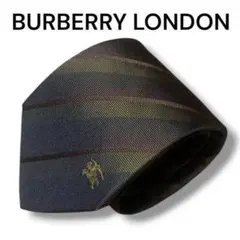 【美品】BURBERRY LONDON バーバリー ネクタイ ストライプのサムネイル