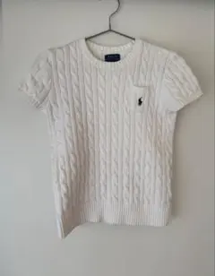 Polo Ralph Lauren ホワイトセーター 半袖