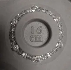 天然石 ブレスレット ☆ 水晶　難あり　クセあり