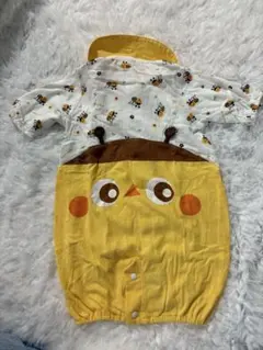 ミツバチ柄ロンパース 50-70cm