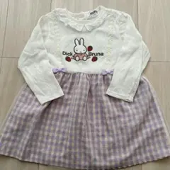ミッフィワンピース　100cm いちご　フリル