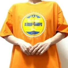 フルーツオブザルームティムホートンズジュールTシャツオレンジXL古着