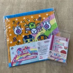 たまごっち 一番くじ　ハンドタオル　メモ帳　ステッカー
