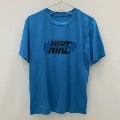 K1027 ナイキ 半袖スポーツウェアTシャツ ブルー メンズ S
