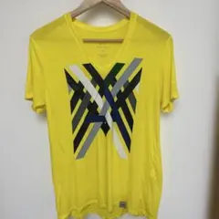 NIKEナイキRAFA 86 Tシャツ ナダル イエローL古着 バックプリント