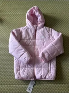 adidas フード付きダウンコート 150cm ピンク