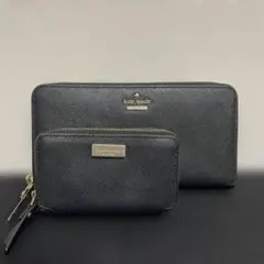 kate spade ブラック 長財布 ミニ財布 セット