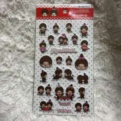 モンチッチ　ぷくっとシール　セリア　ぷくぷくシール　マシュマロシール