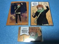 ハイキュー　コスモワールド　ホログラムカード 特典 ビジュアルカード 日向翔陽