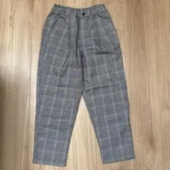 美品　UNIQLO 130サイズ チェック柄 パンツ