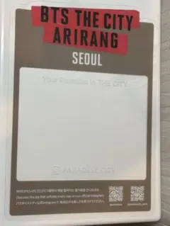 BTSパラダイスシティアクリルフレーム BTS THE CITY ARIRANG - メルカリ