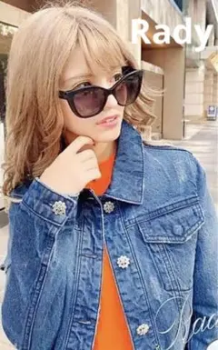 Rady レディー ダメージ デニム ジャケット Gジャン ジャケット