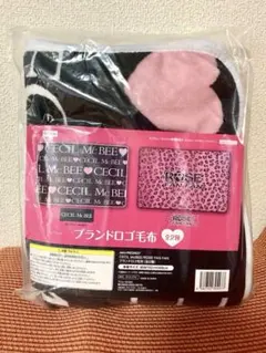ブランドロゴ毛布 CECIL McBEE