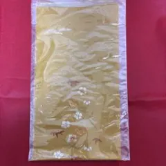 刺繍半襟 金色 花柄 ポリエステル 日本製のサムネイル
