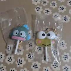 カラフルキャンディーチャーム　サンリオ　ハンギョドン　けろっぴ