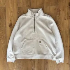carhartt half zip sweat 裏起毛　カーハート　US企画
