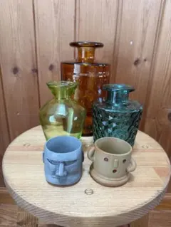 フラワーベース ガラス瓶