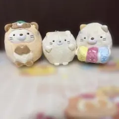すみっコぐらし ねこ ぬいぐるみ 3匹セット