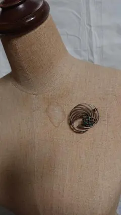 ブローチ スワロフスキー ヴィンテージアクセサリー