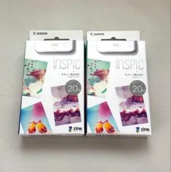 Canon iNSPiC インスピック専用 ZINKフォトペーパー 20枚×2箱 - メルカリ