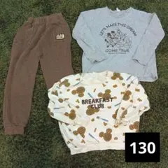 ディズニー　130　ズボン　長袖　トレーナー　男の子　女の子