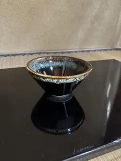 【銘・飛雲】本願寺　天目釉　天目茶碗　茶道　表千家のサムネイル