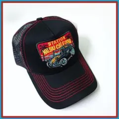 刺繍 メッシュキャップ トラッカー ストリート アメカジ バイク バイカー