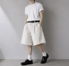 90s ポロバイラルフローレン ツータックパンツ チノパン ハーフパンツ W38のサムネイル
