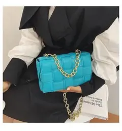 (新品未使用)韓国 人気編み込み3way バッグ