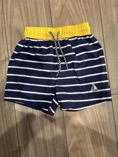 next ベビー水着 海パン 12-18ヶ月 ネイビー/イエロー