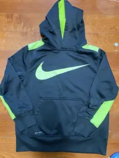 Nike Dri-FIT フード付きパーカー 黒/緑