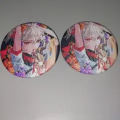 原神 楓原万葉 缶バッチ 2つセット