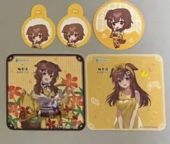 ホロライブ 戌神ころね 極楽湯 コラボ フロライフ コースター ストロータグ