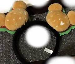 ミッキー　ハンバーガー　カチューシャ