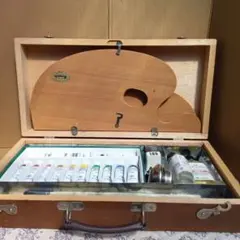 油絵具セット 木製ケース付き KUSAKABE - メルカリ