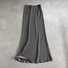 TODAYFUL 2025 Backsatin Pencil Skirt グレーのサムネイル