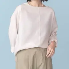 【美品】ナインアールrrrrrrrr リトルシアートップス　ベージュ Ｓのサムネイル